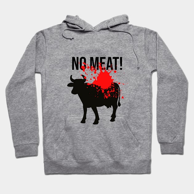 No Meat Hoodie by cypryanus